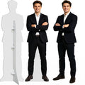 1:1 Life Size Human Cutout Standee, HD Print Full Body Figure Display Stand with Back Support for Trade Show, Fan Event, Store Theme Decoration